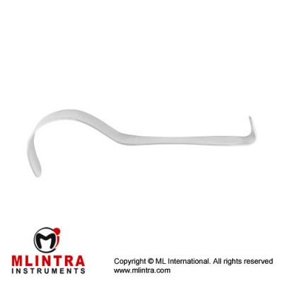 Deaver Retractor Fig. 4 Stainless Steel, 31 cm - 12 1/4" Blade Width 25 mm